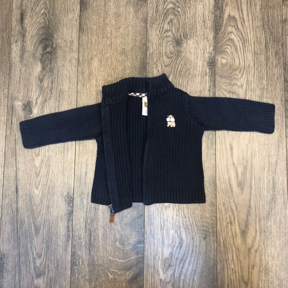 Carter’s Navy Zip Up Cardigan - Picture 3 of 6